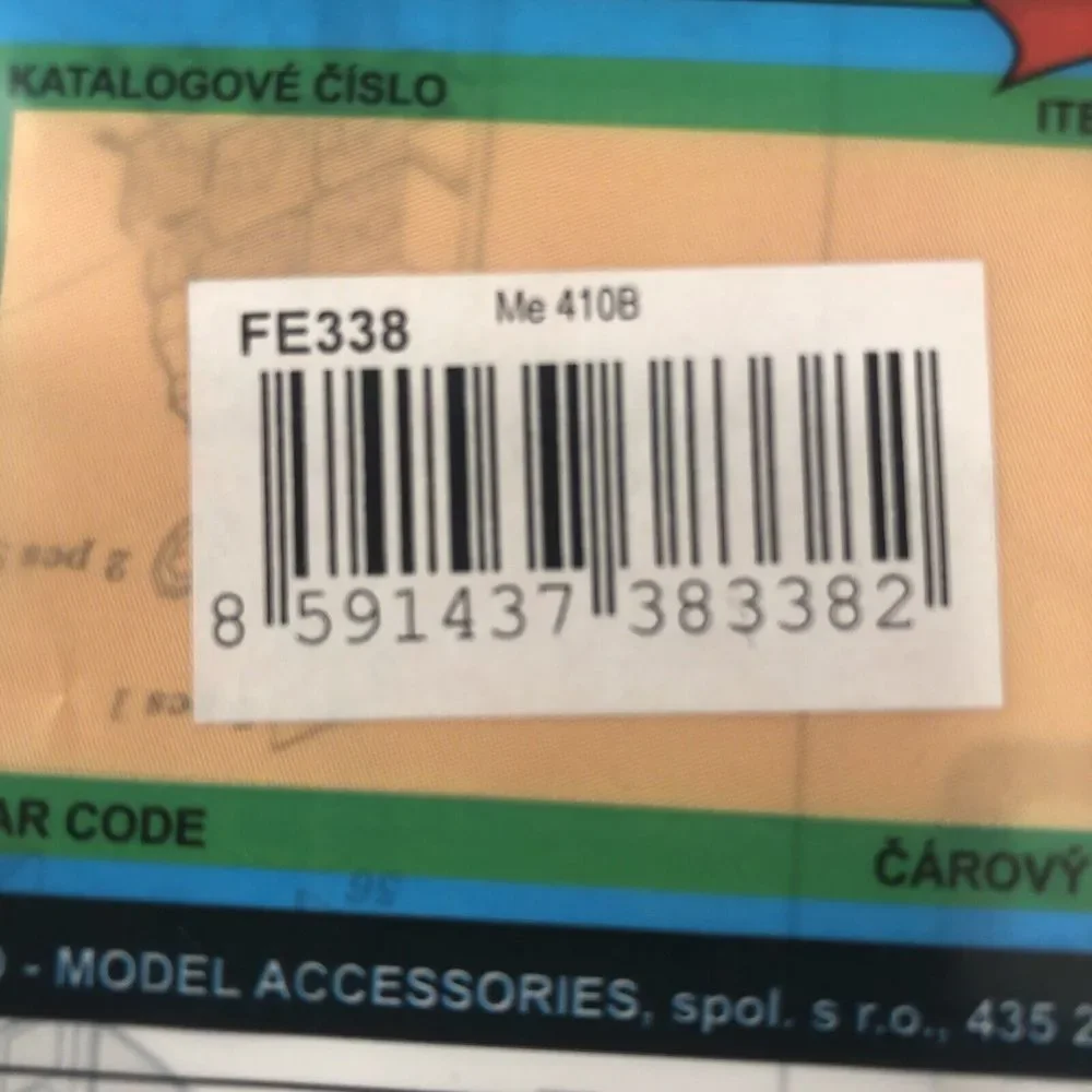 EDUFE338 1:48 Eduard Color Zoom PE - Me410B Me 410B (REV kit)‎ #FE338 New Sealed